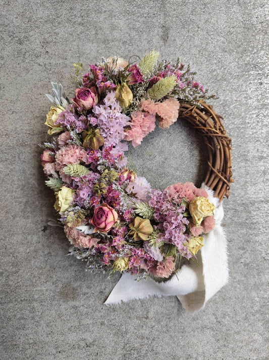 ユヌブリーズリース ピンク系