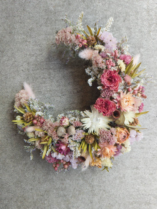 三日月M レッド&ピンク系